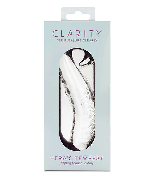 Clarity Glass Dildo - Hera's Tempest