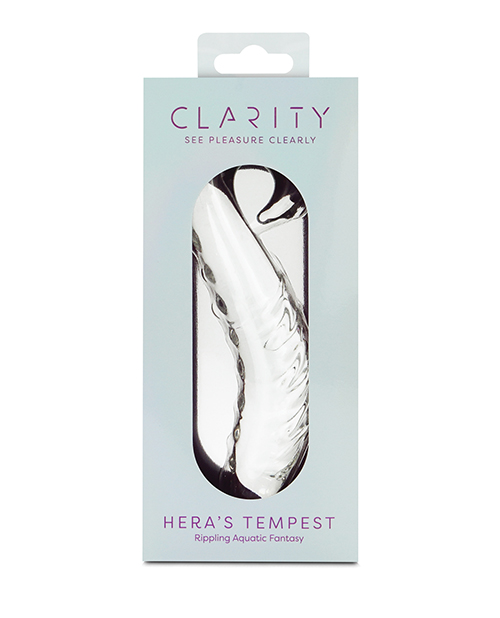 Clarity Glass Dildo - Hera's Tempest