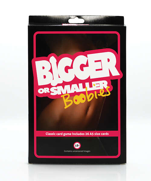 Play Wiv Me Bigger or Smaller Boobs Card Game