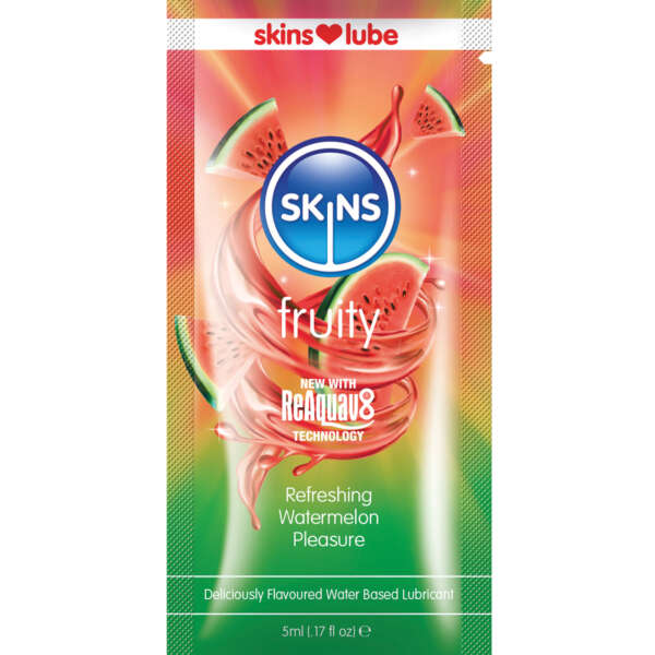 Skins Water Based Lubricant - 5 ml Foil Watermelon