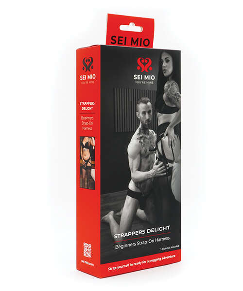 Sei Mio Strappers Delight Beginners Strap-On Harness - Black