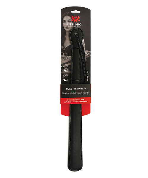 Sei Mio Rule My World Flexible High Impact Paddle - Black