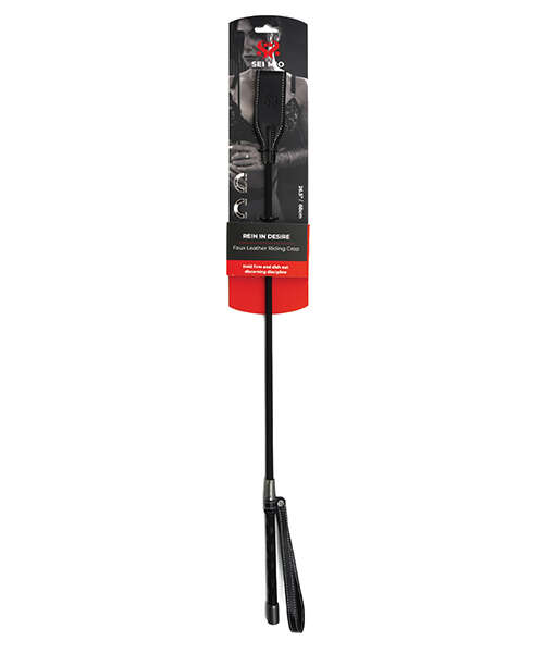 Sei Mio Rein in Desire Riding Crop - Black