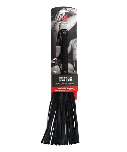 Sei Mio Primed for Punishment Flogger - Black