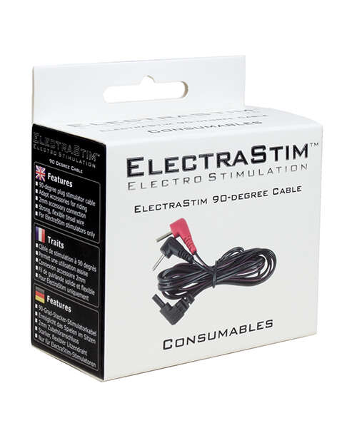 ElectraStim Cable with 90 Degree Plugs
