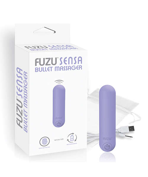 Fuzu Sensa Activated Rechargeable Bullet Massager - Pastel Purple
