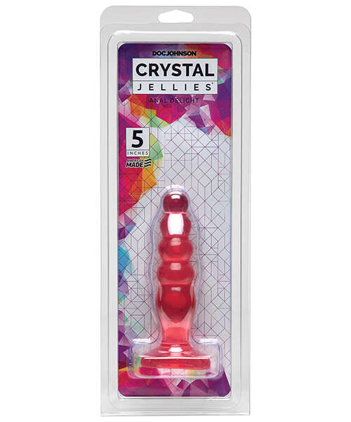 Crystal Jellies 5" Anal Delight - Pink