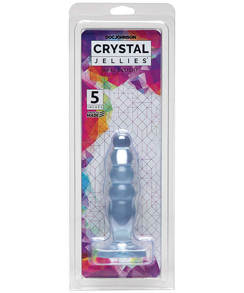 Crystal Jellies 5" Anal Delight - Clear