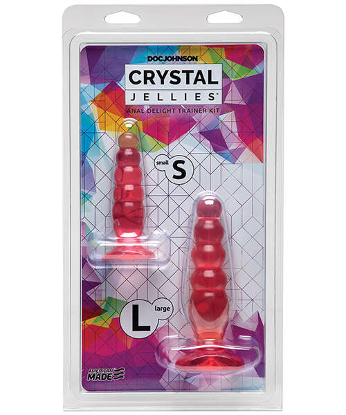 Crystal Jellies Anal Delight Trainer Kit - Pink