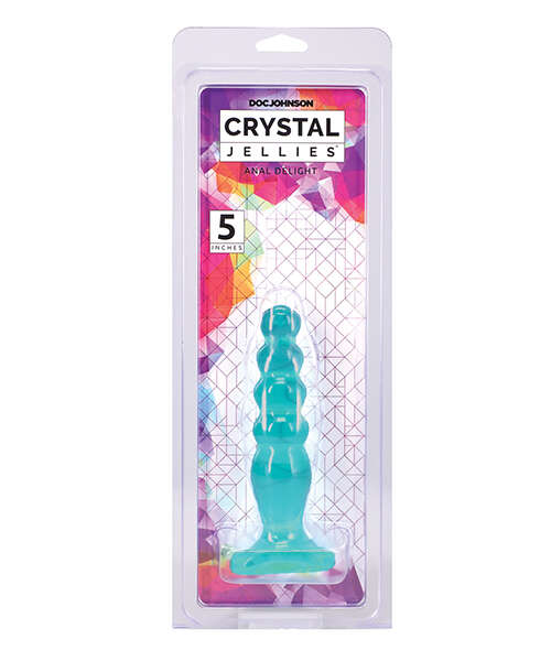 Crystal Jellies Anal Delight 5" - Teal