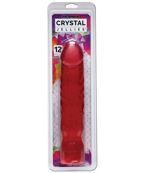 Crystal Jellies 12" Big Boy Dong - Pink