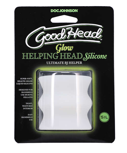 GoodHead Silicone Glow Helping Head - Frost