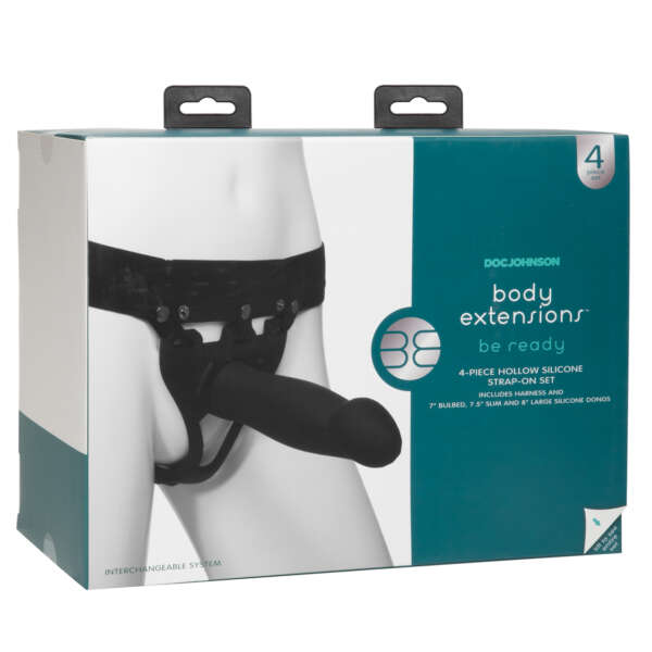 Body Extensions Be Ready 4 Piece Strap On Set