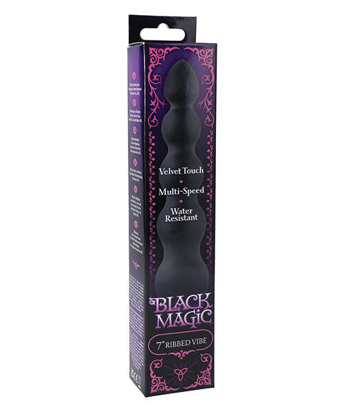 Black Magic 7" Ribbed Vibe