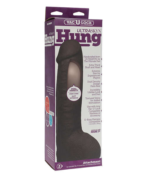 Vac-U-Lock ULTRASKYN 12" Hung - Chocolate