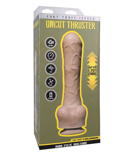 Fort Troff Piston Thruster Mini Fuck Machine w/Remote - Caramel