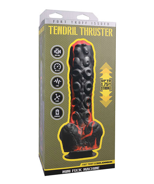 Fort Troff Tendril Thruster Mini Fuck Machine w/Remote - Red