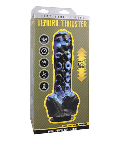 Fort Troff Tendril Thruster Mini Fuck Machine w/Remote - Blue