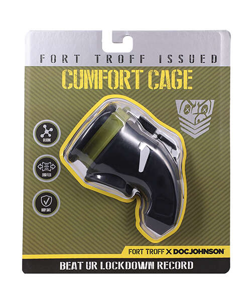 Fort Troff CUMfort Cage Chastity Cage - Black
