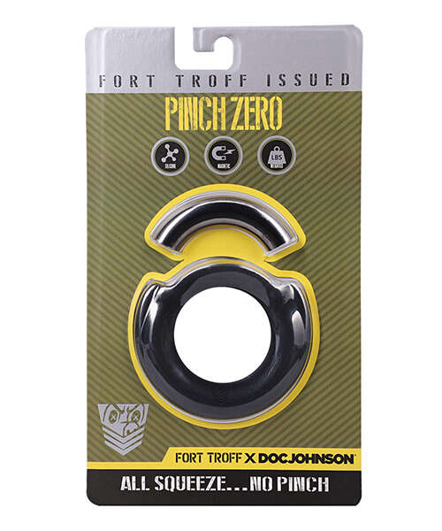 Fort Troff Pinch Zero Cock Ring - Black