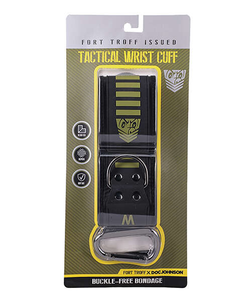 Fort Troff Tactical Wrist Cuffs - Black/Green
