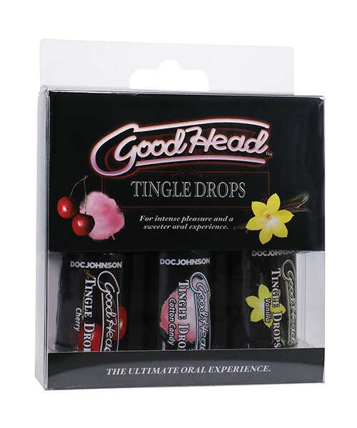 GoodHead Tingle Drops Kit - Sweet Cherry/Cotton Candy/French Vanilla