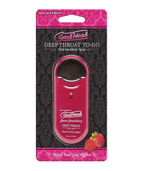GoodHead Deep Throat Spray To-Go - Strawberry