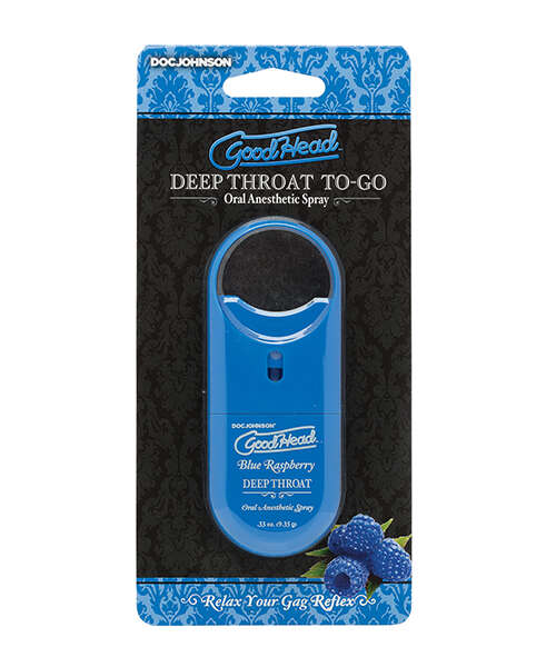 GoodHead Deep Throat Spray To-Go - Blue Raspberry