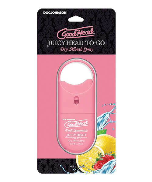 GoodHead Juicy Head Dry Mouth Spray To Go - .30 oz Pink Lemonade