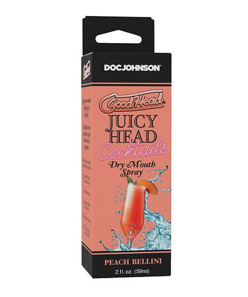 GoodHead Juicy Head Cocktails Dry Mouth Spray - Peach Bellini