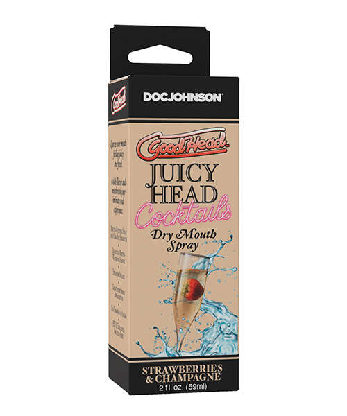 GoodHead Juicy Head Cocktails Dry Mouth Spray - Strawberries & Champagne