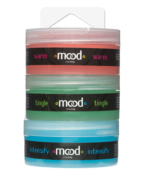 Mood Lube Kissable Foreplay Gels - 2 oz Asst. Flavors Pack of 3