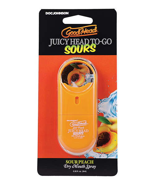 GoodHead Juicy Head Dry Mouth Spray To-Go - .30 oz Sour Peach