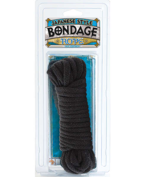 Japanese Style Bondage Cotton Rope - Black