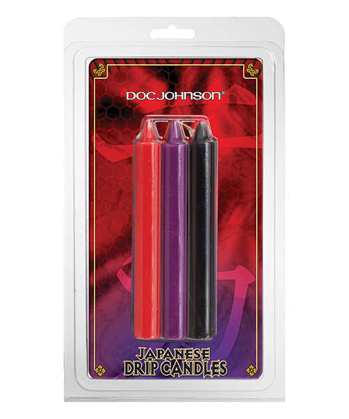 Japanese Drip Candles - Pack of 3