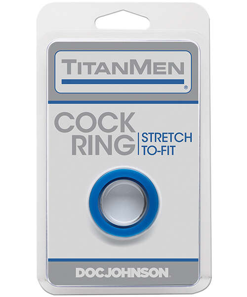 Titanmen Tools Cock Ring - Blue
