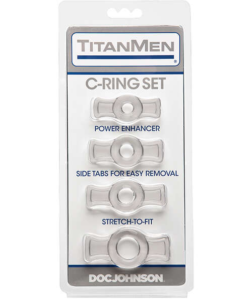 Titanmen Tools Cock Ring Set - Clear