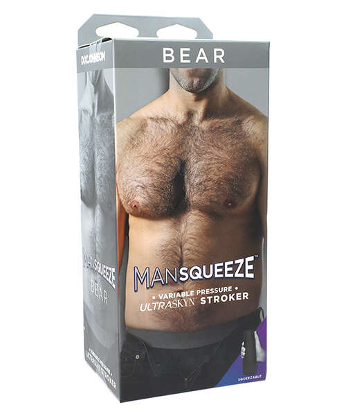 Man Squeeze Bear Ass - Flesh