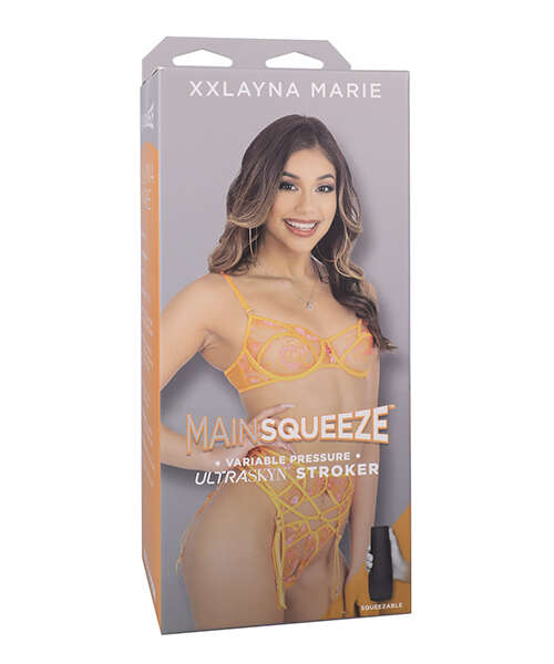 Main Squeeze ULTRASKYN Pussy Stroker - Xxlayna Marie, Caramel