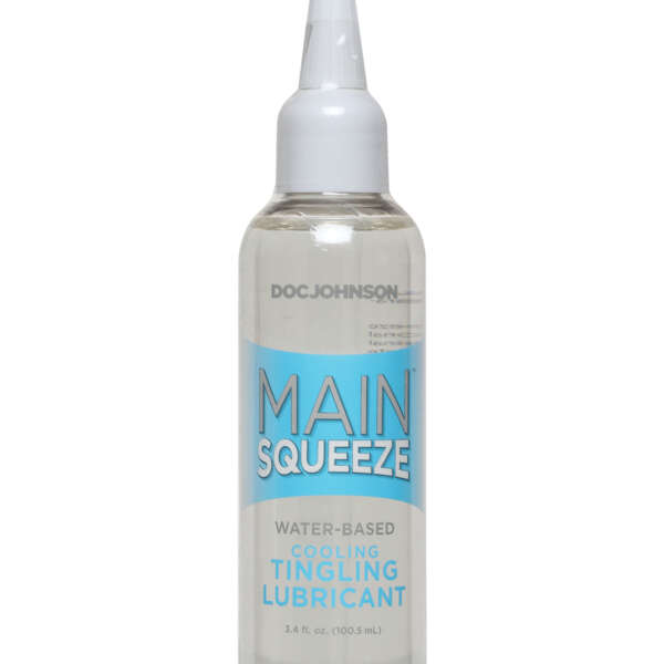 Main Squeeze Cooling/Tingling Water-Based Lubricant - 3.4 oz
