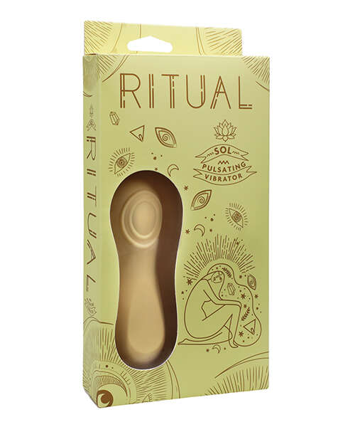 RITUAL Sol Rechargeable Silicone Pulsating Vibe - Yellow