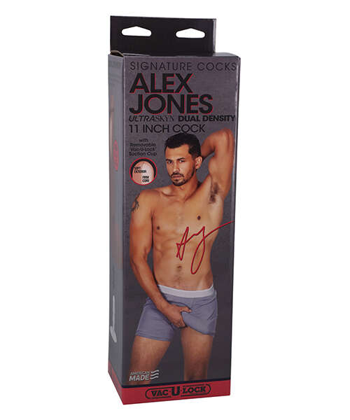 Signature Cocks ULTRASKYN 11" Cock w/Removable Vac-U-Lock Suction Cup - Alex Jones