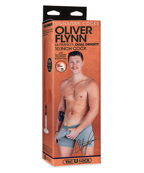 Signature Cocks ULTRASKYN 10" Cock w/Removable Vac-U-Lock Suction Cup - Oliver Flynn