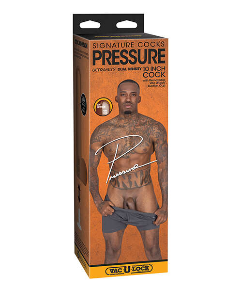 Signature Cocks ULTRASKYN 10" Cock w/Removable Vac-U-Lock Suction Cup - Pressure