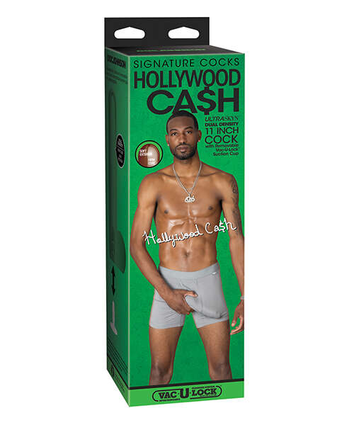 Signature Cocks ULTRASKYN 11" Cock w/Removable Vac-U-Lock Suction Cup - Hollywood Cash