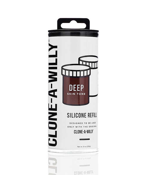 Clone-A-Willy Silicone Refill - Deep Tone