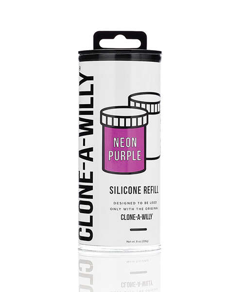Clone-A-Willy Silicone Refill - Neon Purple