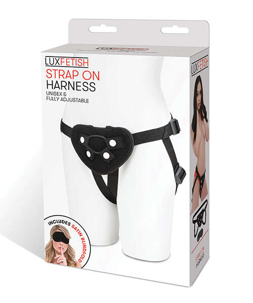 Lux Fetish Strap On Harness - Black