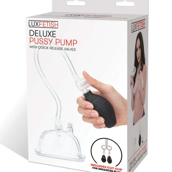 Lux Fetish Deluxe Pussy Pump w/Quick Release Valves
