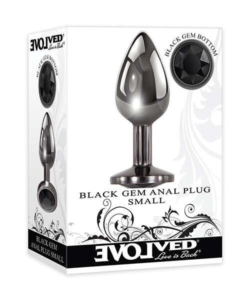 Evolved Black Gem Anal Plug - Small